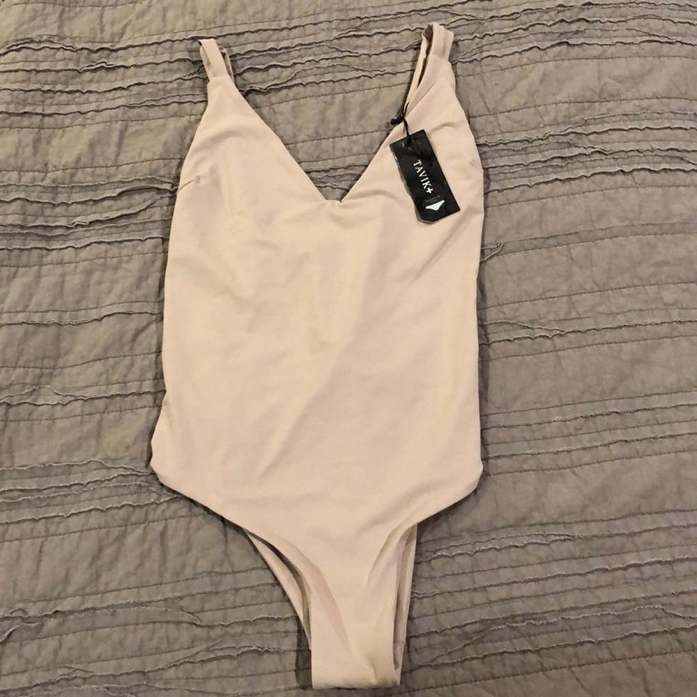 Tavik Claire Moderate One Piece in Nude, Size XS